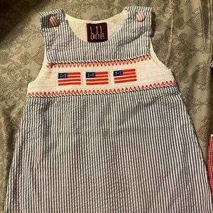 Lil Cactus American Flag Smock